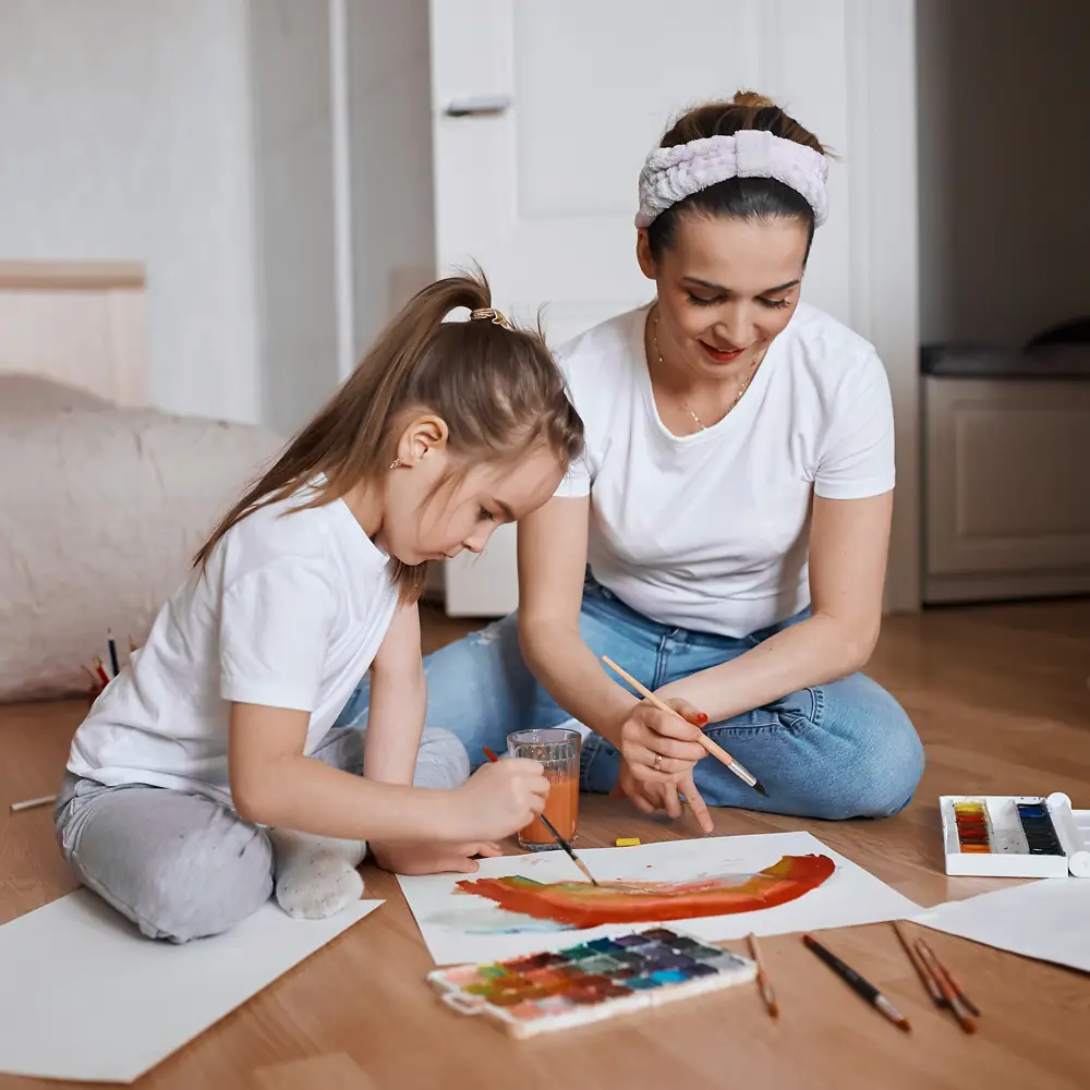 Painting on Floor